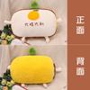 Nueva almohada calefactora de mano de moda nacional para niñas cojín de felpa para oficina almohada para tumbarse para invierno almohada para cubrir las manos