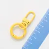 Libro de colores anillo de aleación mascota hebilla de langosta más anillo de tarjeta llavero llavero hebilla de perro hebilla de gancho caja de hardware hebilla de bolsa