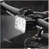 Luz de bicicleta de carretera, iluminación exterior para coche, luz de advertencia, accesorios de iluminación para montar, luz delantera y trasera para bicicleta de montaña, traje