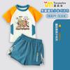 Novo Maiô de Capivara Infantil Masculino Dividido Médio e Grande Roupa de Banho Infantil para Treinamento na Praia Calções de Natação Modernos 201
