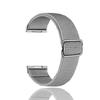 Para Fitbit Versa3/4 Metal Head Nylon Watch Band Sense stretch band Versa2 Jacquard Strap