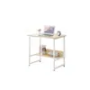 Mesa de Ordenador Simple Escritorio de Escritura Simple Moderno Mesa de Estudio para Ordenador Hogar 80cm Escritorio de Trabajo Simple con Ruedas