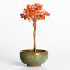 Natural Crystal Tree Gravel Ornaments Crystal Tree Home Creative Office Decoração Artesanato Colorido Pequeno Bowl Modelagem Fundo
