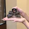 Clip Garra de Moño con Pedrería Estilo Coreano para Mujer Parte Trasera de la Cabeza Clip Tiburón para Cabello Pasador para Cabello Fijo para Moño Alto Tocado