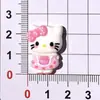Serie Rosa de Dibujos Animados Hello Kitty My Melody Colgante para Llavero DIY Cadena para Teléfono Pegatina para Refrigerador Accesorios de Resina