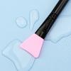 Cepillo de silicona para mascarillas de belleza, varilla negra, herramienta de belleza, cepillo para mascarillas, cabezal suave, cepillo de silicona, varilla de ajuste para mascarillas.