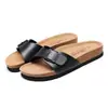 Pantuflas de Corcho para Mujer, Nuevo Estilo de Verano, Sandalias de Moda Planas Antideslizantes para Exteriores, Vacaciones, Viajes, Playa, Venta al por Mayor Transfronteriza
