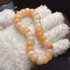 Pulsera de cambio gradual con raíz de Bodhi de intestino grueso de cerdo estilo crema, nueva placa de mano suave de estilo chino para jugar con cuentas de Buda para mujeres.