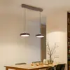 Candelabro de Restaurante Estilo Japonés Wabi-Sabi Creativo Color Veta de Madera Lámpara de Noche para Dormitorio Arte Moderno Minimalista Lámpara para Mesa de Comedor Bar