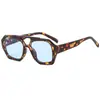 Gafas de Sol Poligonales Retro de Doble Puente Europeas y Americanas Transfronterizas para Hombre, Estilo Nuevo, Versátiles, Modernas, Gafas de Sol Anti-UV para Mujer