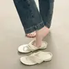 Chanclas Chuyuji de tacón grueso para mujer, ideales para el verano y actividades al aire libre, nuevo modelo 2026, combinan con faldas, tacón medio y tacón alto, elegantes.
