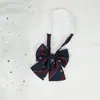 Flor Pluma Raíz Mango Largo Joker Escuela para Hjk Japonés Color Sólido Corbata de Moño Femenina Licencia Graduación Ropa Académica Rayado Estilo Campus