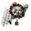 Pulseira borboleta conjunto de 4 peças pequeno livro de equitação vermelho com design de nicho feminino frio leve luxo doce tudo-combinar estudante melhor amigo