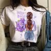 Camiseta nueva de moda para mujer, camiseta de manga corta, top informal de verano para mujer, cuello redondo, estilo Harajuku de los años 90 para chicas.