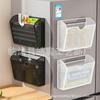 Estante de almacenamiento para rollo de película adhesiva para puerta de alacena de cocina, caja de almacenamiento, montado en pared, interior de puerta de alacena, estante para refrigerador