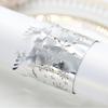Anillo servilleta de papel para boda copo de nieve ciervo Navidad festivo hotel boda anillo servilleta hebilla de papel venta al por mayor