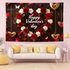 Nuevo Tapiz Colgante para el Día de San Valentín Tapiz Colgante con Estampado Digital de Amor para el Día de San Valentín Decoración de Fiesta Decoración de Pared