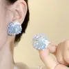 Brincos Grandes de Pérola Imitação Camélia 2025 Novo Estilo Quente Brincos de Alto Padrão Estilo Francês para Mulheres