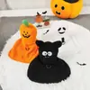 Capa de Halloween para mascotas de otoño e invierno, linda y divertida, capa impermeable para gatos, capa de ropa para perros, capa para perros