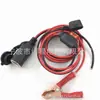 Asiento de fusible de coche impermeable medio No. Caja de fusibles para coche de cable 10 16AWG asiento hembra de encendedor de cigarrillos enchufe de refrigerador
