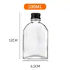 Garrafa de vinho de fruta, garrafa dispensadora, garrafa transparente de vidro para chá cold brew, garrafa quadrada de vinho de fruta, garrafa de vinho de gelo, garrafa de suco e chá de leite