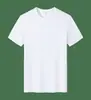 Camiseta de Manga Corta con Cuello Redondo de Algodón Tencel de 40 Unidades para Verano, Ropa de Trabajo para Grupos Corporativos con Logo Impreso y Uniformes de Trabajo Bordados