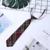 Set de Pajaritas JK para Mujer, Uniforme Estilo Japonés, Estilo Academia, Traje de Marinero Pre-Atado, Uniforme Escolar con Lazo, Cinta, Corbata Pequeña de Cola Larga