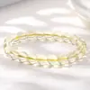 Jingdong Joyería Pulsera de Cristal Citrino Natural Brasileño Cristal Amarillo Torre Pulsera de Piedra Preciosa de Moda Pulsera de Cristal de Moda