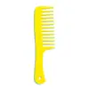 Peine de Plástico de Dientes Anchos para Cabello Largo de Fabricante Spot Fuente Tienda de Dos Dólares Peine de Peluquería para Mujer Sin Enredos para Cabello Rizado