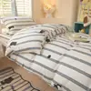 2026 Nuevo Juego de Tres Piezas de Algodón Puro Estampado de Dibujos Animados para Estudiante Cama Individual Dormitorio Estudiante