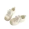 Sapatos Brancos Femininos 2026 Primavera Nova Chegada Estilo Quente Sapatos de Nicho Biqueira de Concha Tênis Plataforma Versátil Casual Esportivo para Estudantes