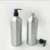Botella de Aluminio de 600ml con Hombro Redondo con Bomba de Loción Fabricante de Origen