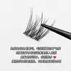 Natural Novo Gel-free Lazy Baby Fish Tail Cílios Postiços Mink Novice Simulação Trilogia Diário Segmentado Simples