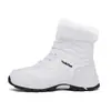 Botas de Nieve Transfronterizas para Hombre, Botas Cálidas de Invierno, Zapatos de Algodón con Forro Polar para Hombre y Mujer, Botas Cálidas para Hombre, Zapatos de Caña Media, Venta al por Mayor en Stock