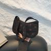 Bolso de pana artístico de estilo japonés para chica, informal, para estudiantes, con estampado fresco y sencillo, para ir al trabajo, estilo coreano.