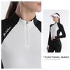 PGM golfe feminino outono e inverno manga longa camiseta esportiva zíper gola alta top moda roupa esportiva conjunto