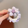 Goma para el pelo simple de satén estilo coreano para mujer, sujetador antideslizante para coleta alta, cuerda de pelo colorida, accesorio para el pelo elástico