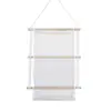 Popular Estilo Europeo y Americano de Amazon Múltiples Capas Almacenamiento de Muñecas para Habitación Infantil Decoración Colgante Palo de Madera Red de Almacenamiento para Juguetes de Peluche