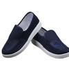 Sapatos de trabalho respiráveis de verão, à prova de poeira, sola de PU, lona azul, rede dupla, sapatos limpos, sapatos antiestáticos de fábrica, respiráveis baixos