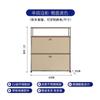 Gabinete Modular Combinado USM Edad Media Lujo Ligero Gabinete Lateral de Comedor Mueble de TV para el Hogar Mesa de Noche Gabinete de Almacenamiento para Dormitorio