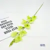 Gladiolo artificial pequeño de un solo tallo para decoración de entrada de casa, flores artificiales para arreglos de mesa de comedor, flores artificiales para decoración de ambiente festivo en centros comerciales