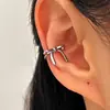 Clip de Oreja de Perla con Circonita Micropavimentada de Alta Gama Francés, Clip Elegante para Cartílago Perforado, Pendientes Exquisitos Micropavimentados