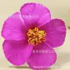 Venta al por mayor de fábrica Pasador de pelo con flor de hibisco simulada de EVA Tocado Plumeria Flor Colorida Viaje Ropa de baño Playa Foto