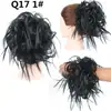 Elásticos de Cabelo Estilo Europeu e Americano Ninho de Galinha, Elásticos Fofos, Coque Desarrumado Fonte, Fibra Sintética, Elásticos de Cabelo Ninho de Galinha Desarrumados Multicor, Atacado de Perucas
