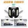 Luz Industrial y Minera Plegable LED Transfronteriza, Voltaje Amplio, Luz de Garaje Deformable de Tres Hojas, Alto Brillo E27 Iluminación de Almacén Luz de Techo