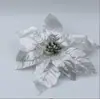 Accesorios de Flores Decorativas, Hojas de Flores Artificiales, Polvo Dorado, Corona DIY, Decoración de Árbol, Moño de Flores, Dorado Cristalino