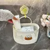 Cesta Pequeña Colgante Multifuncional de Pared para Baño, Ducha, Desechos, Toalla de Cara, Cocina, Dormitorio, Mesita de Noche