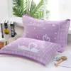 Al por mayor Toalla de almohada de gasa de tres capas Algodón Jacquard para adultos Hogar Dibujos animados Estudiante Transpirable Suave Fabricante de almohadas Amigable con la piel y absorbente de sudor