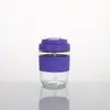 Suporte para Celular de Celebridade da Internet, Copo de Água de Vidro com Canudo, Copo de Viagem Resistente a Altas Temperaturas, Copo Duplo Portátil para Uso Externo, Copo de Presente