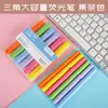 Marcador Triangular de Gran Capacidad Color Macarrón Marcador Infantil Estudiante Cuaderno Set de Marcadores Amazon